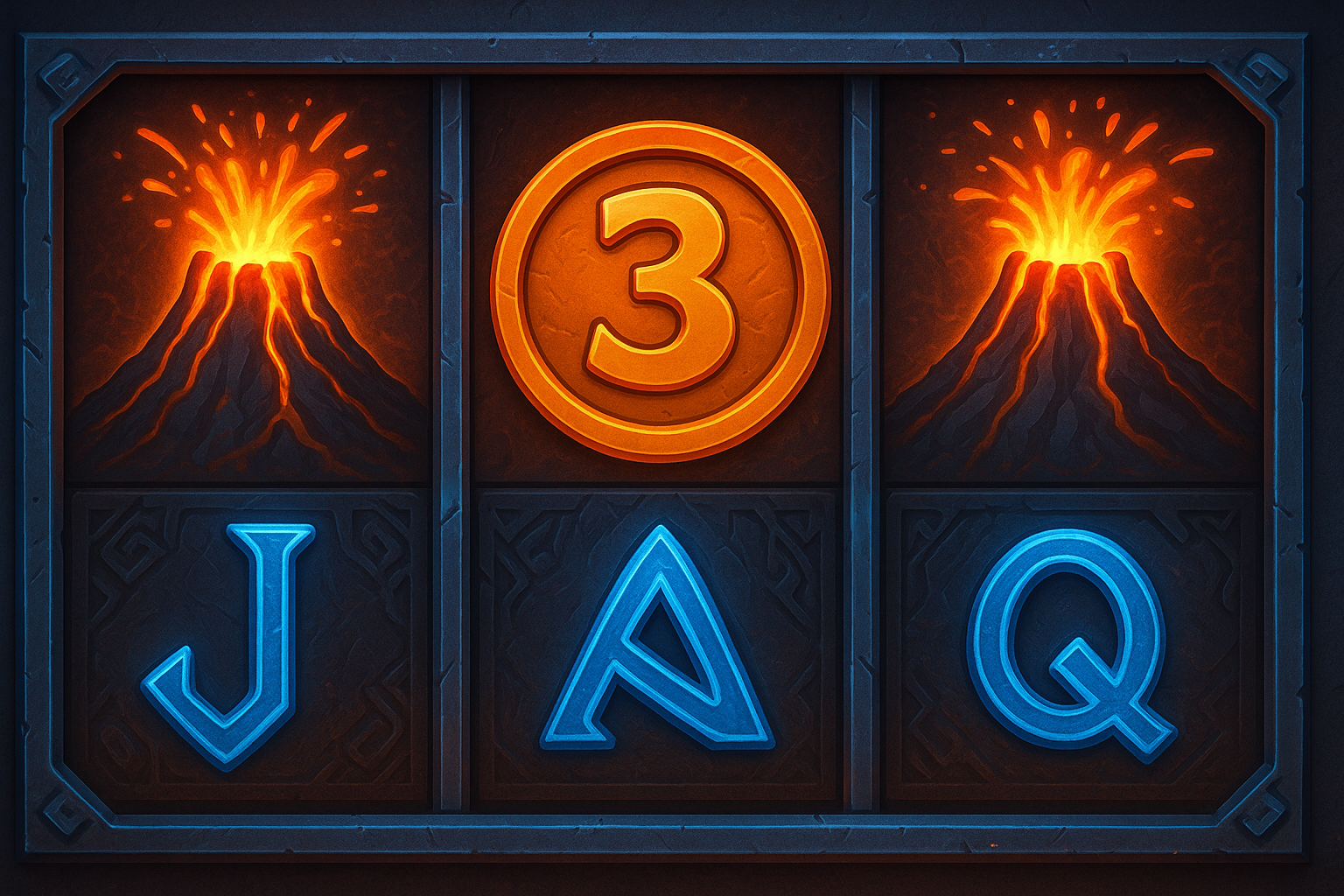 3 Coin Volcanoes